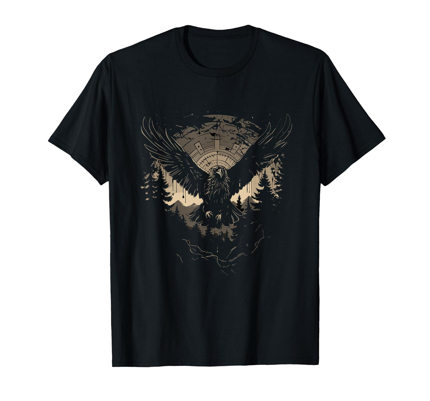 Crow Raven Norse Mythology Viking Vikings lover T-Shirt