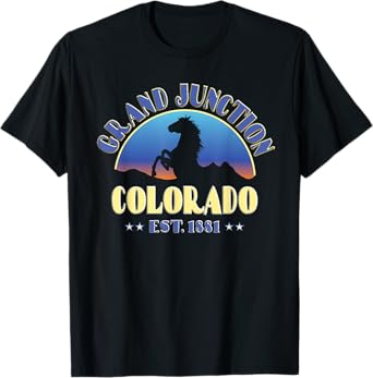 Grand Junction Colorado CO Wild Horse T-Shirt