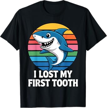 First Lost Tooth Design For Kids Boys Girls Lost First Tooth T-Shirt