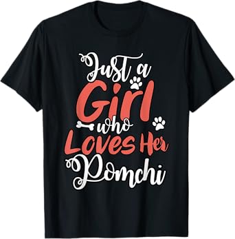 Pomchi Shirt Men Women Dog Mom Dog Lover T-Shirt