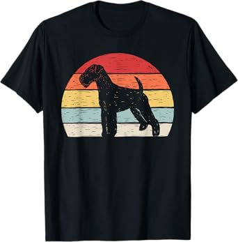 Vintage Retro Airedale Terrier Dog Breed T-Shirt