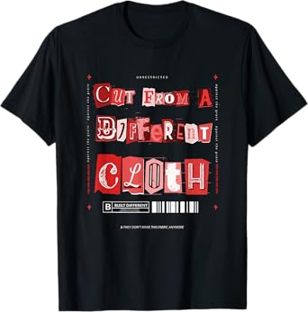 Red Cut From A Different Cloth Red Graphic T-Shirt