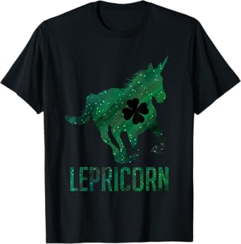Lepricorn Leprechaun Unicorn Funny St. Patrick's Day Horse T-Shirt