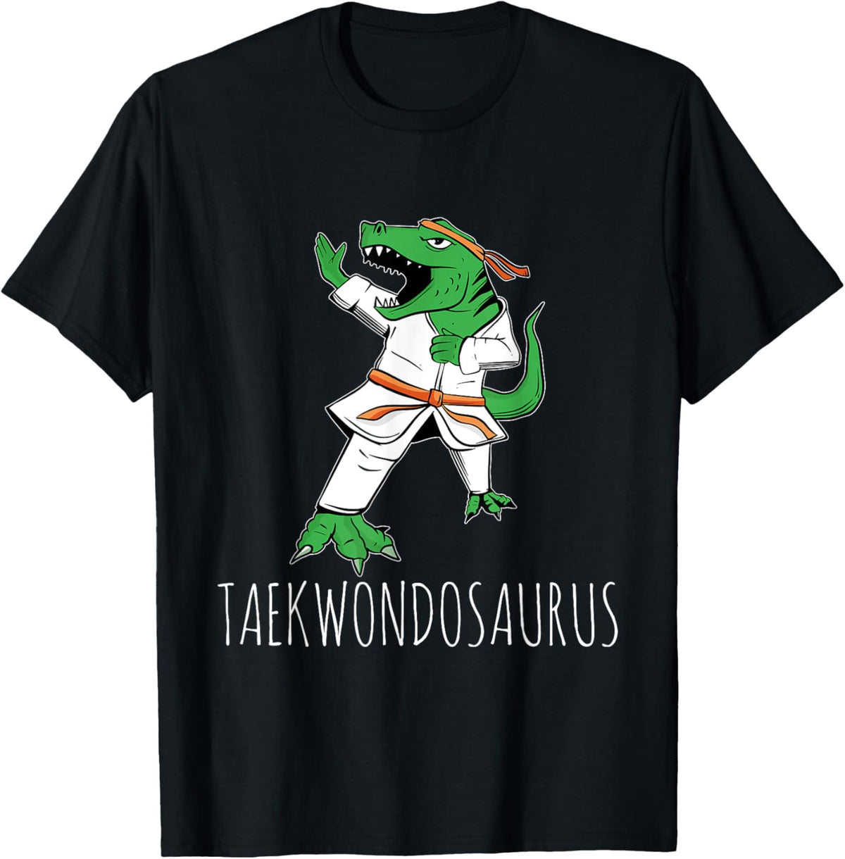 Taekwondo Taekwondosaurus Tae Kwon Do Dinosaur Dino T-Shirt
