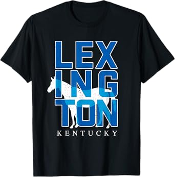 Lexington Kentucky Horse Capital Souvenir Horse Lovers T-Shirt