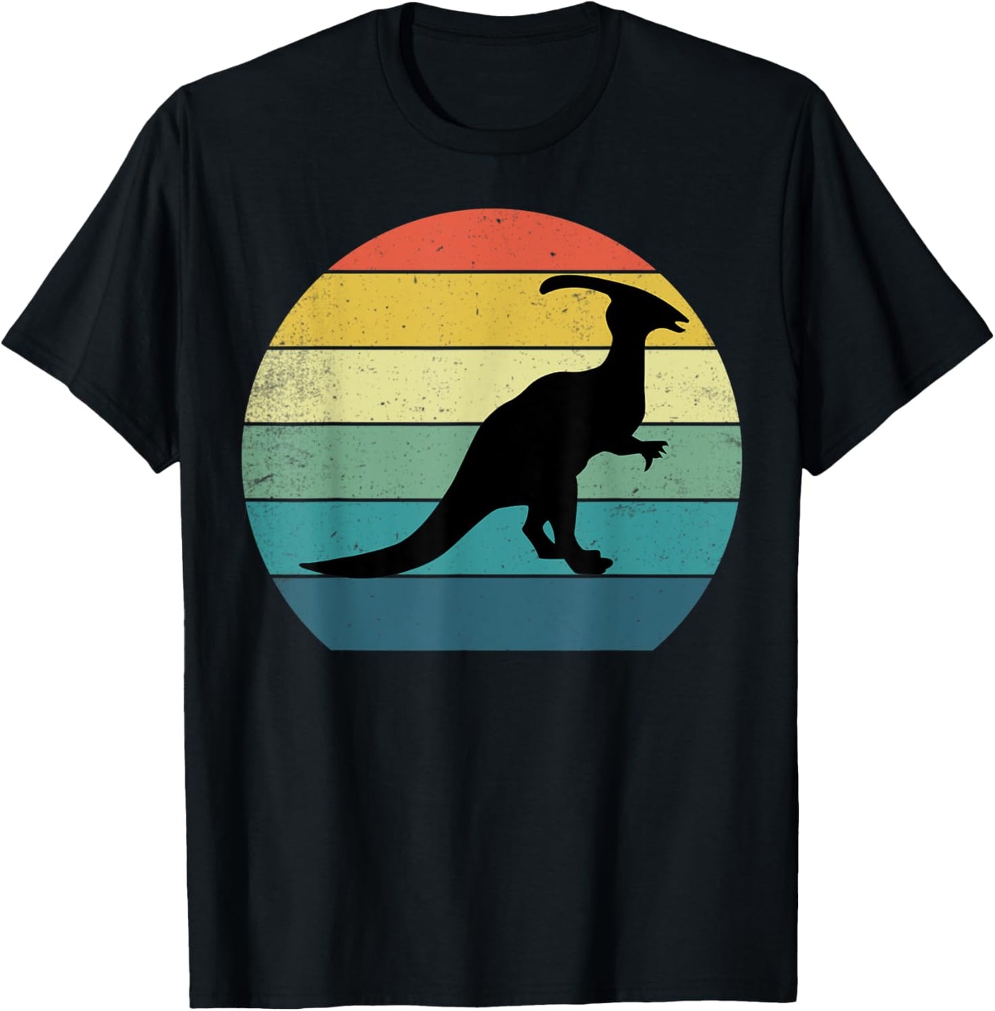 Parasaurolophus Dinosaur Animal Retro Vintage Aesthetic T-Shirt