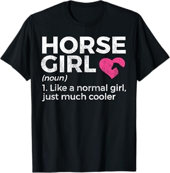 Horse Girl Definition Horse Lover T-Shirt