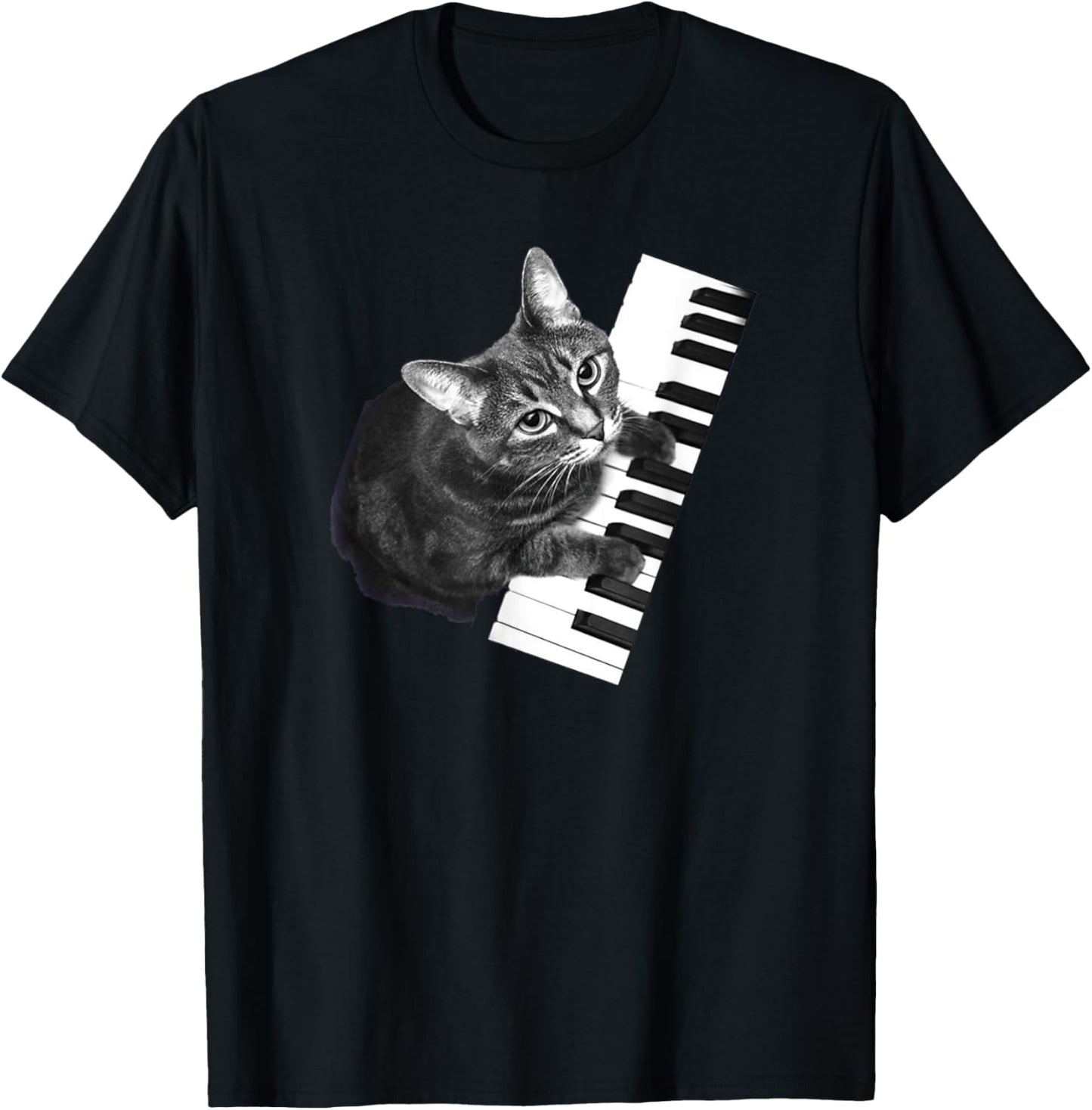 Piano Cat Tee Shirt T-Shirt