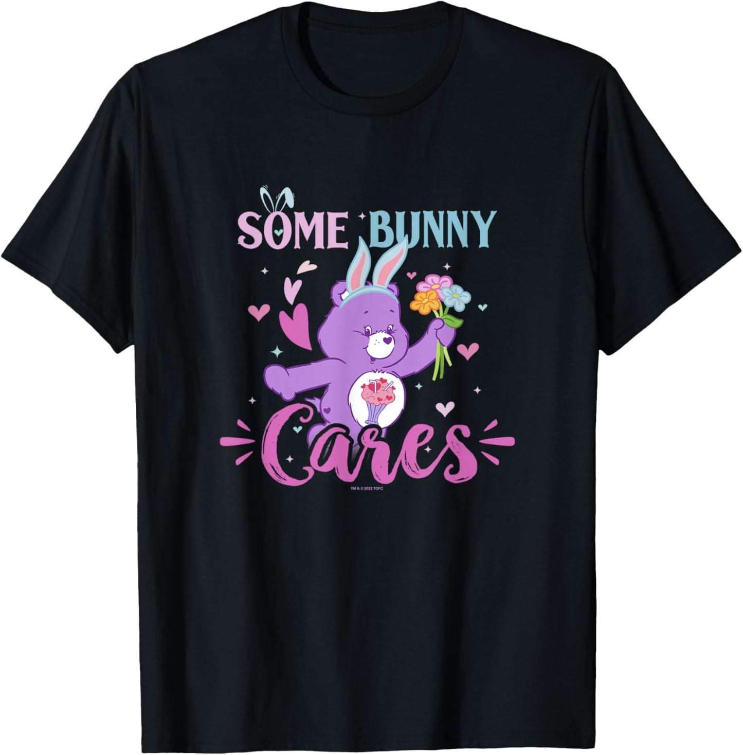 Care Bears Easter Some Bunny Cares Vintage Share Bear Logo T-Shirt