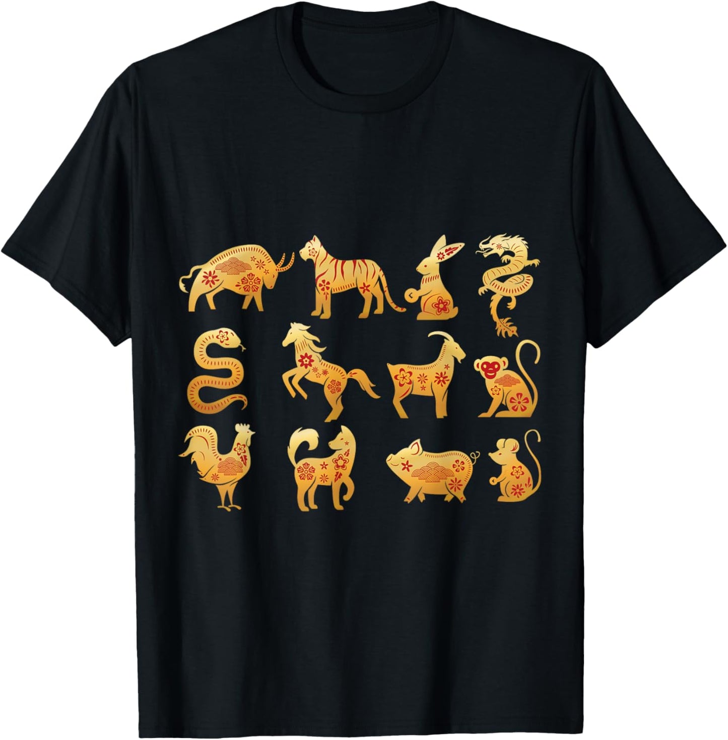 Chinese Zodiac Signs Chinese Lunar New Year Of The Snake T-Shirt