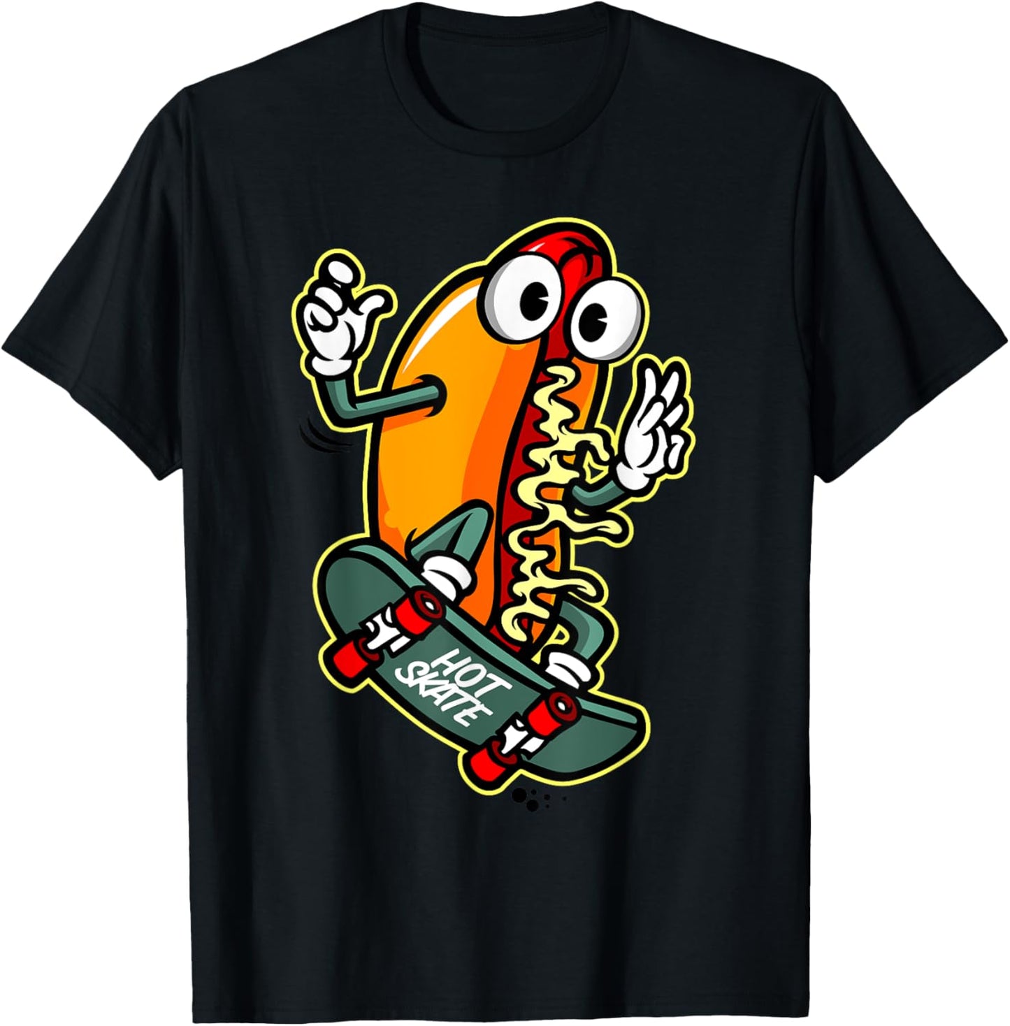 Skateboarding Hot Dog T-Shirt
