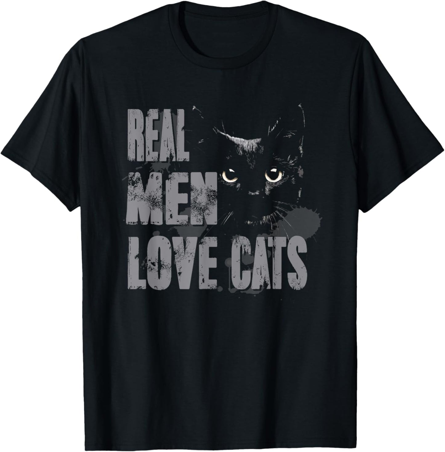 Real Men Love Cats T Shirt Awesome Cats Lover Tee