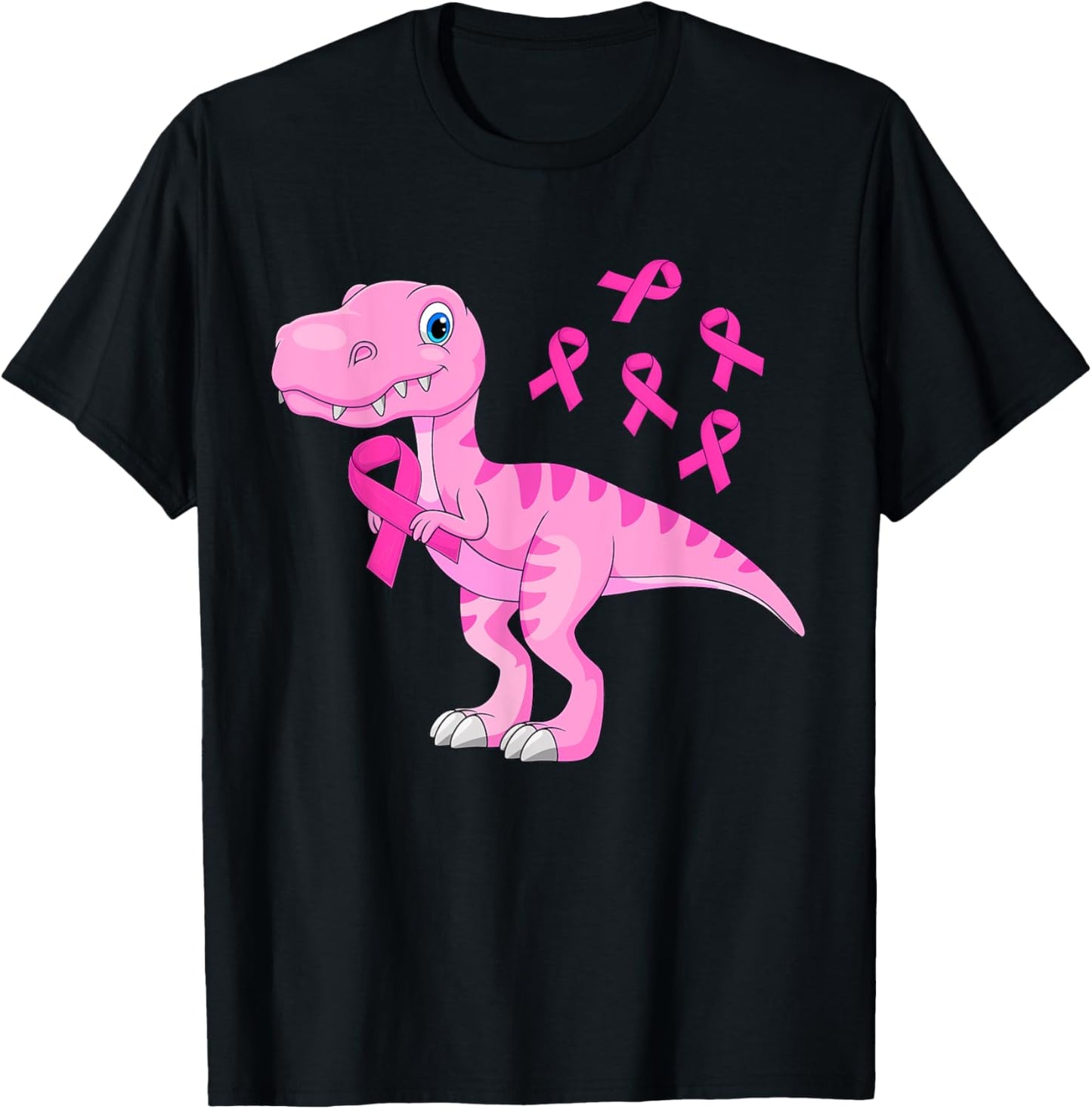 Breast Cancer Awareness Shirt Toddler Boys Pink Ribbon Kids T-Shirt