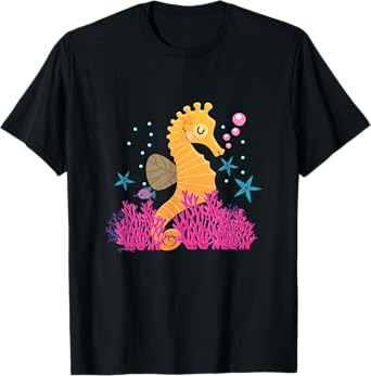 Sea Animal Ocean Creature Seahorse T-Shirt
