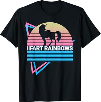 Unicorn I Fart Rainbows T-Shirt