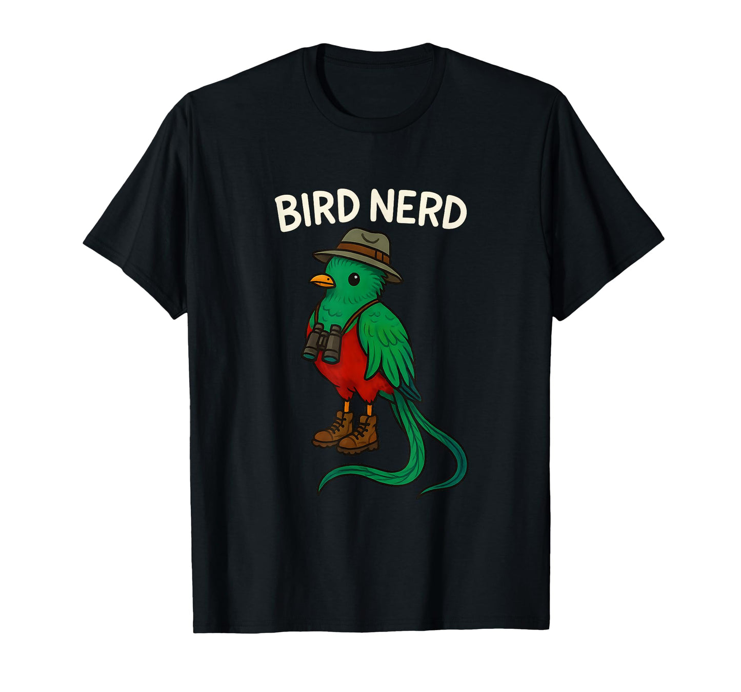 Resplendent Quetzal Birdwatcher BIRD NERD Funny Birding T-Shirt
