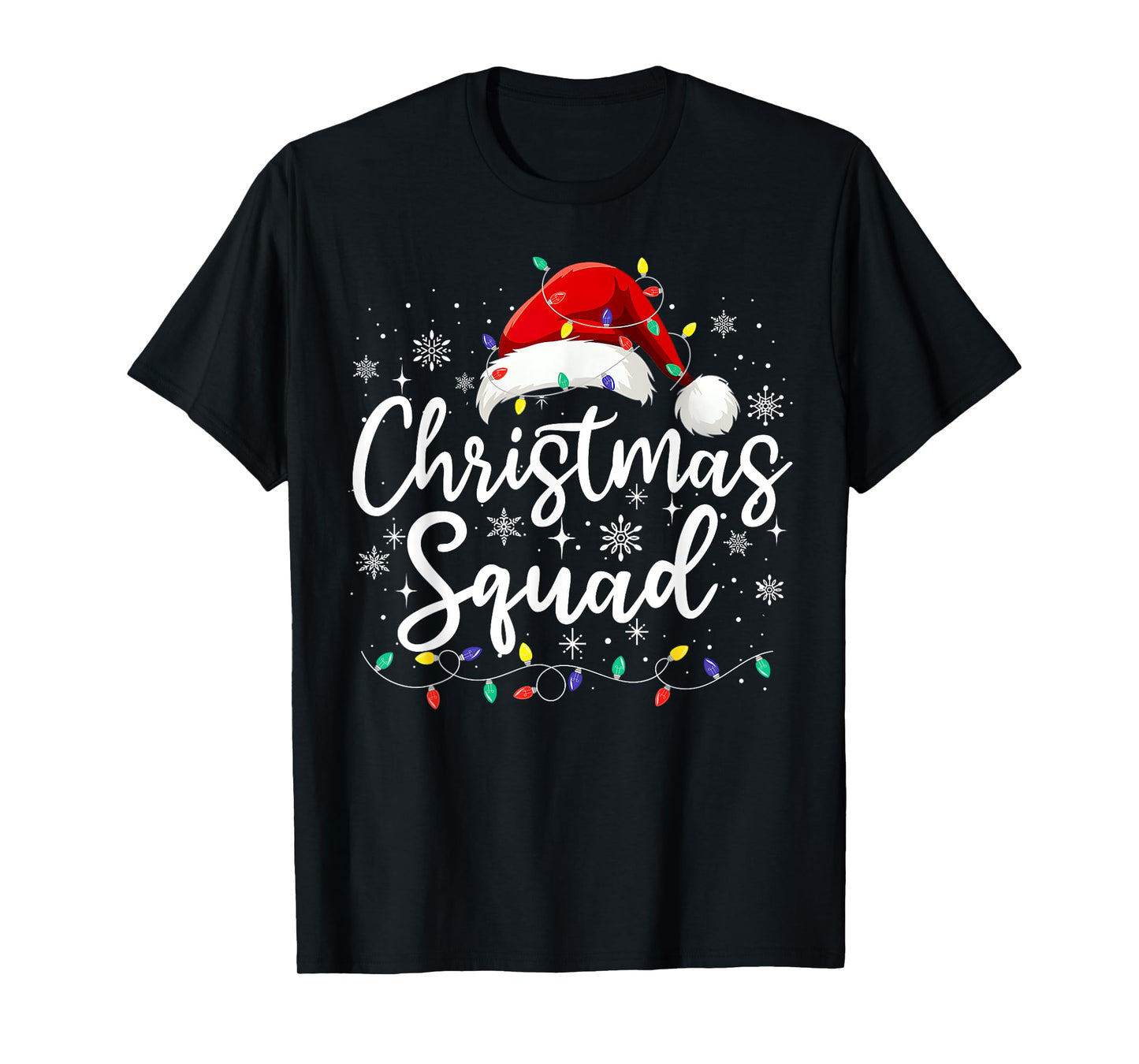 Christmas Squad Family Group Matching Christmas Pajama Party T-Shirt
