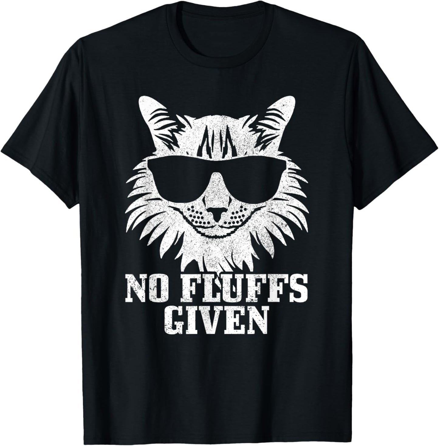 Maine Coon No Fluffs Given Cat Mom Dad Funny Cat Maine Coon T-Shirt