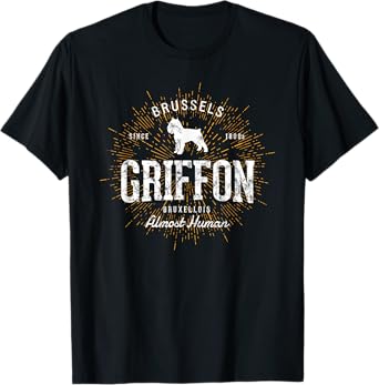 Vintage Style Retro Brussels Griffon T-Shirt