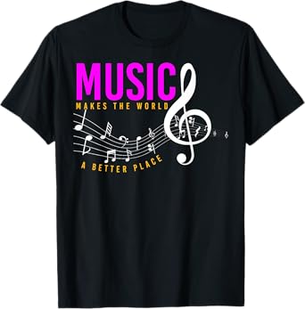 Music - Awesome Music Note T-Shirt