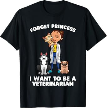 Future Veterinarian Women Girls Doctor To Be Vet Assistant T-Shirt