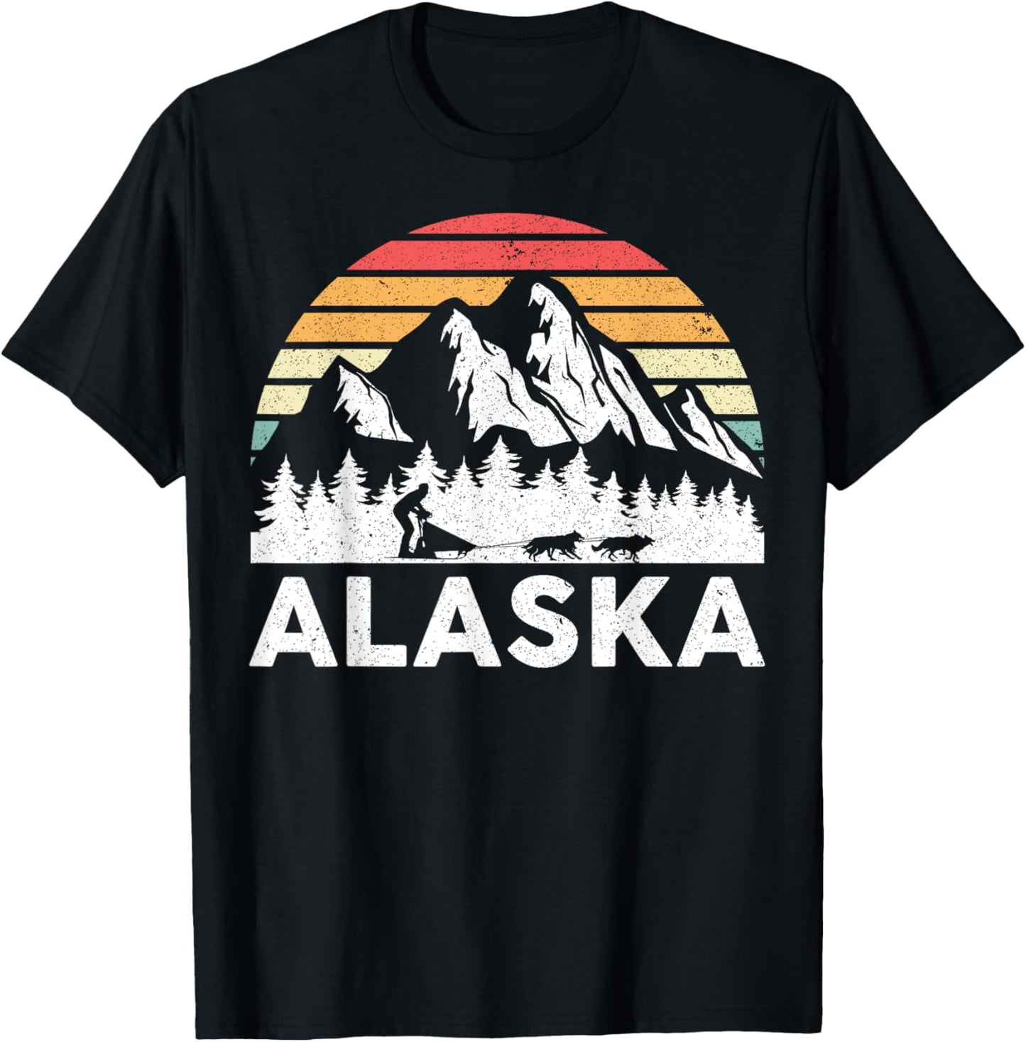 Alaska - Dog Sledding Mush Husky sled dogs Mushing Musher T-Shirt