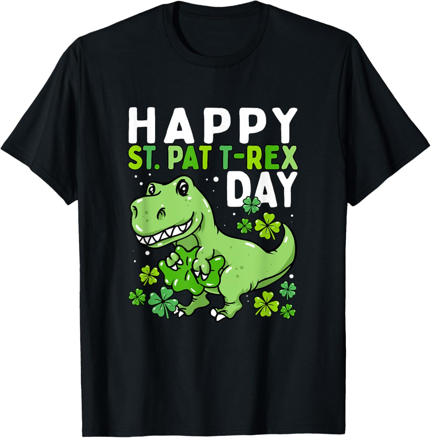 Happy St Pat Trex Day Dinosaur St Patrick's Day T-Shirt