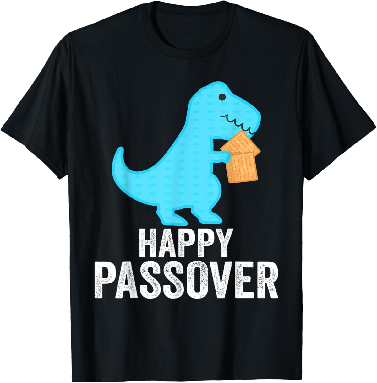Happy Passover Matzah Cute Dinosaur Matzo Boys Girls T-Shirt