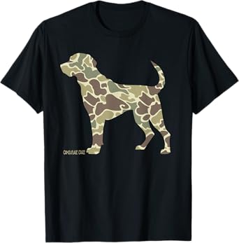 Hunting Dog Camouflage Camo Dog Labrador Hunting Camo Hunter T-Shirt