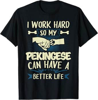 Pekingese Shirt Men Women Dog Mom Dog Lover T-Shirt