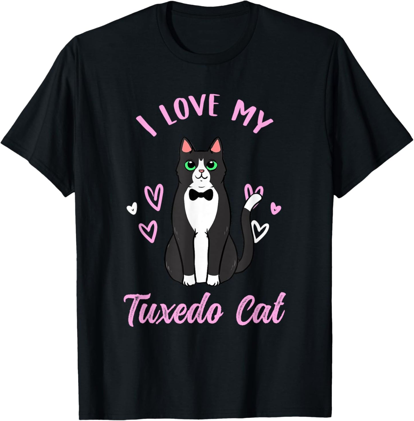 I Love My Tuxedo Cat T-Shirt