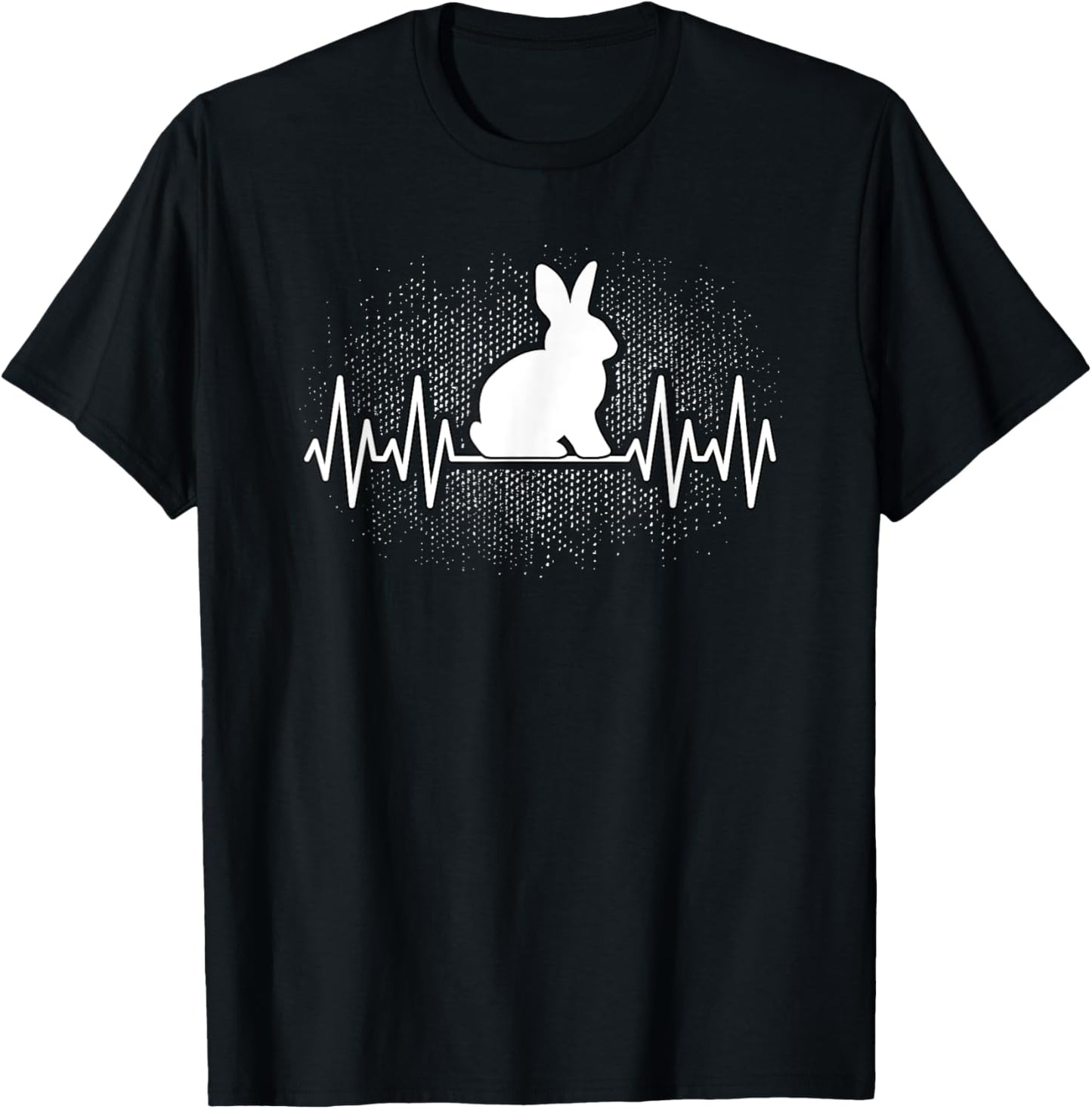 Bunny Heartbeat Funny Rabbit Men Women Kids T-Shirt