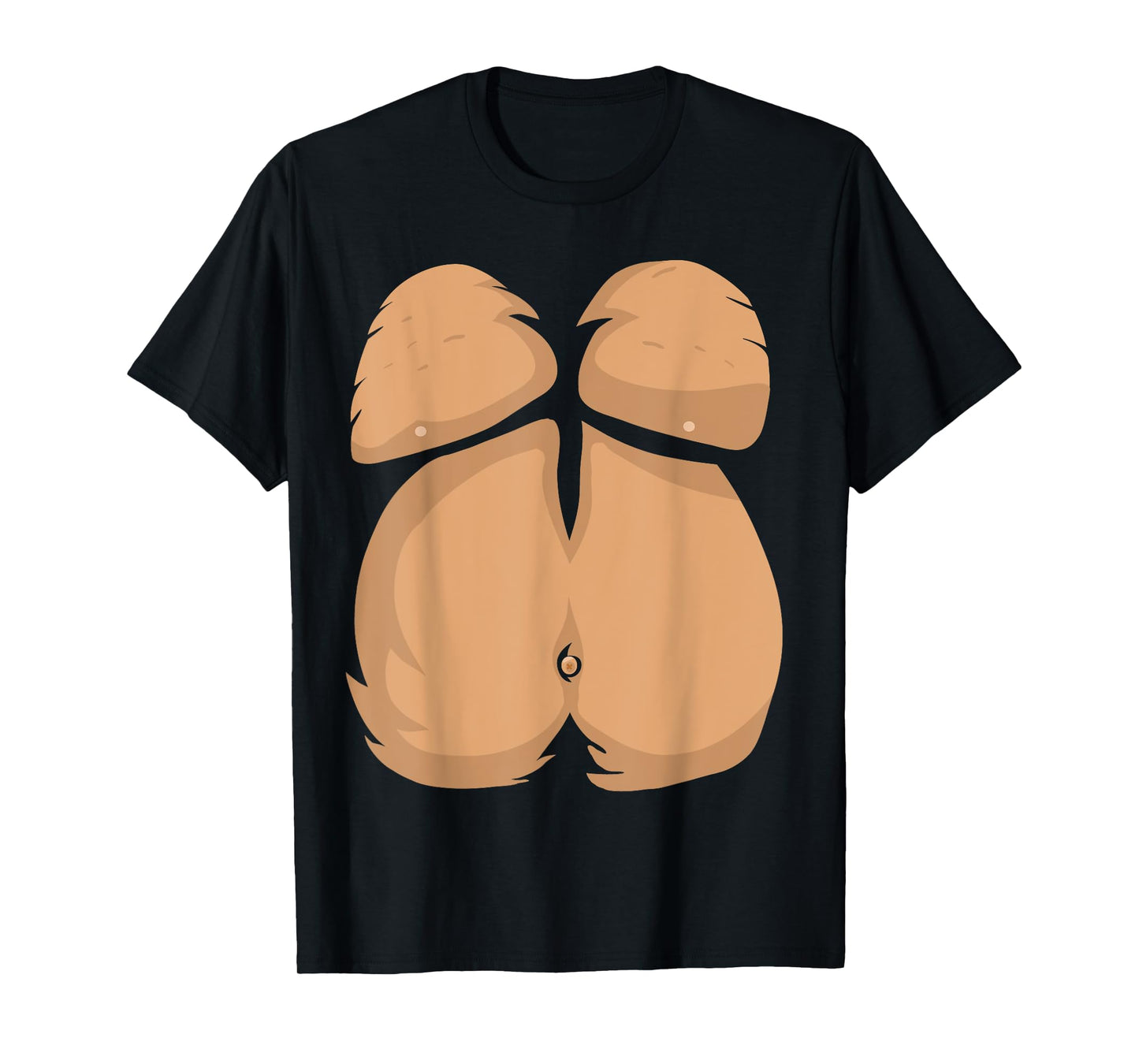 Monkey Costume Easy Lazy Halloween For Boys Men T-Shirt