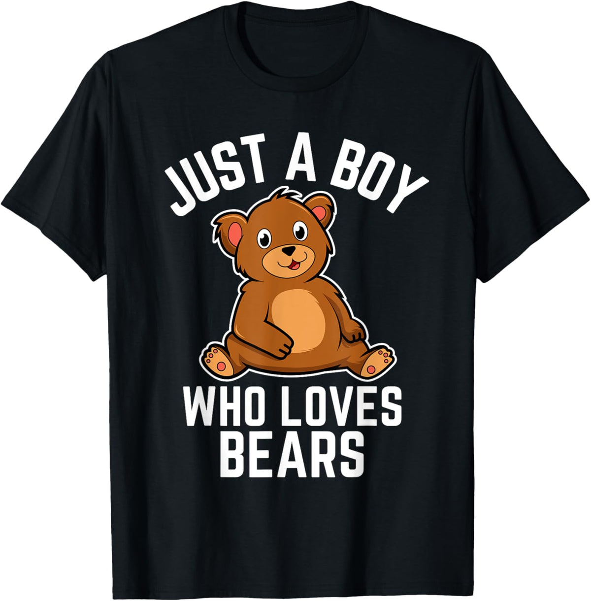 Just a Boy Who Loves Bears T-Shirt