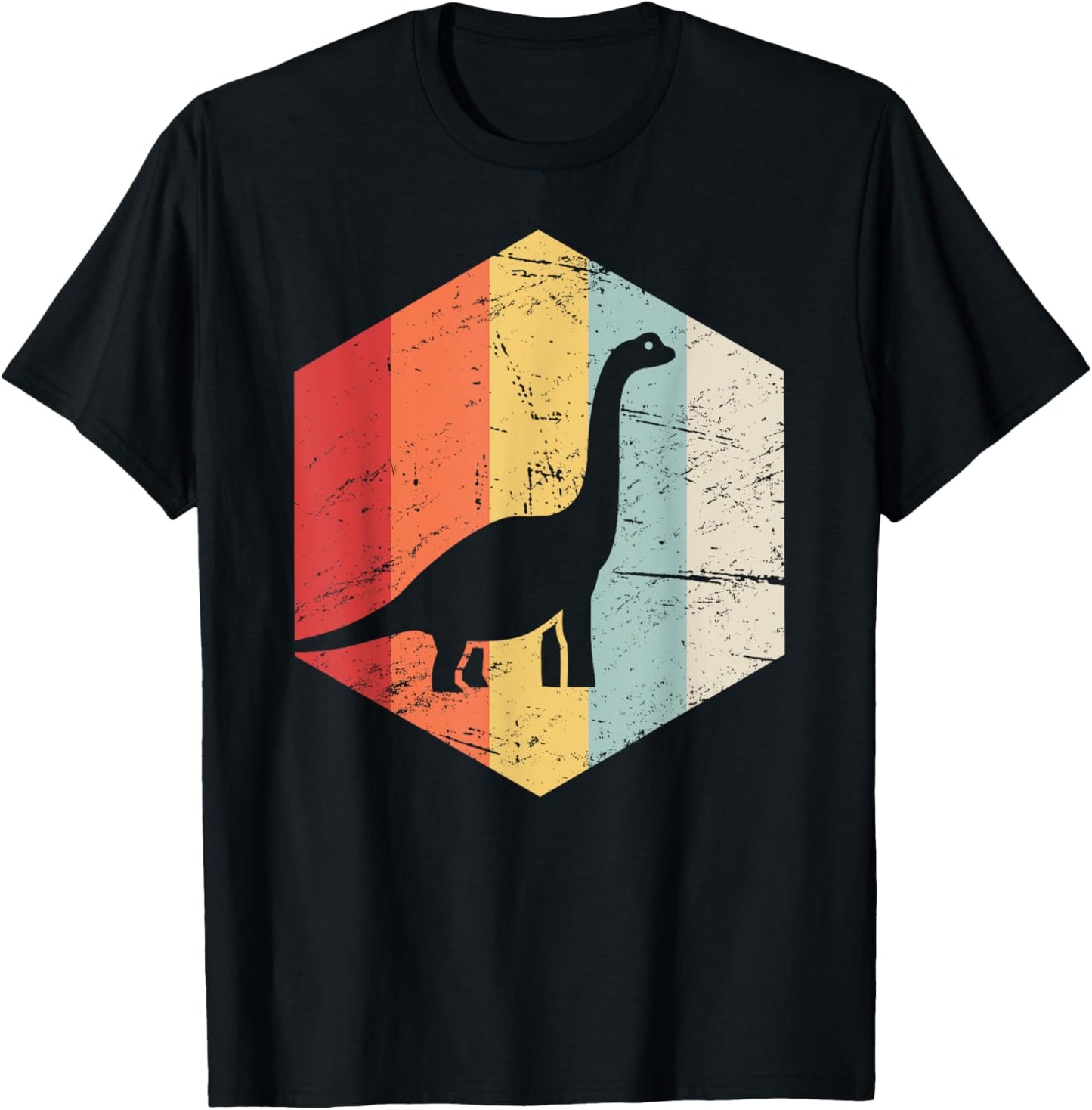 Retro Brontosaurus Dinosaur T-Shirt T-Shirt