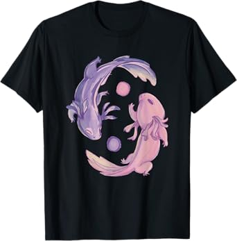 Axolotl Cute Animals Kawaii Jing Jang Axolotl T-Shirt