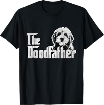 The Doodfather Tshirt Goldendoodle Dad Fathers Day T-Shirt