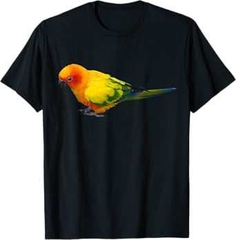 Sun Conure T Shirt - Colorful Parrot Bird Gift Idea T-Shirt