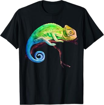 Reptile Zoo Keeper Gift Idea Lizard Safari Chameleon T-Shirt