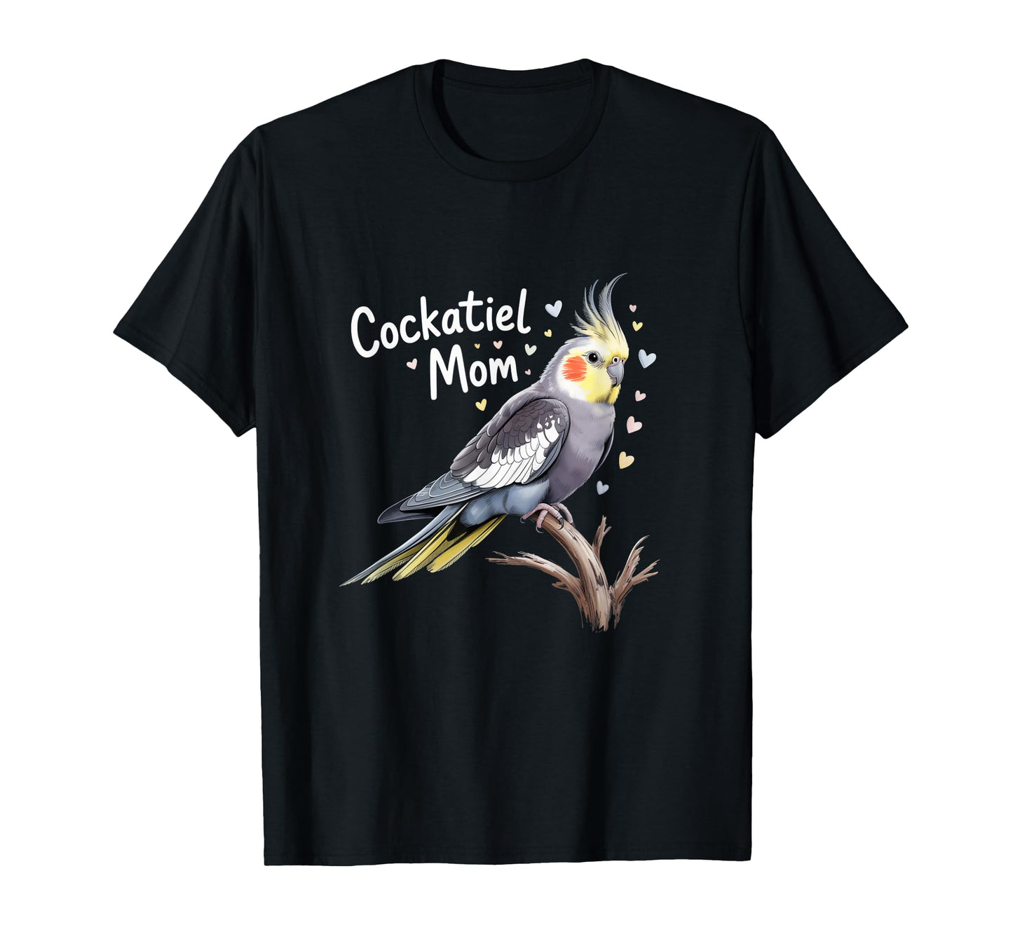 Cockatiel Mom Funny Bird Lover Women T-Shirt
