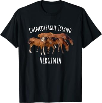 Chincoteague Island Virginia Horse Assateague Pony T-Shirt