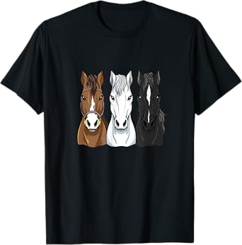 Horse Riding Shirts For Girls Women Horseback Riding T-Shirt