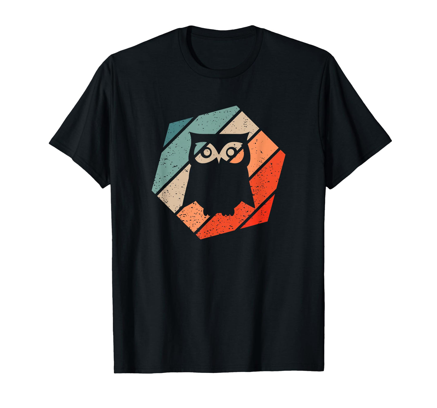 Owl Retro Style Vintage T-Shirt