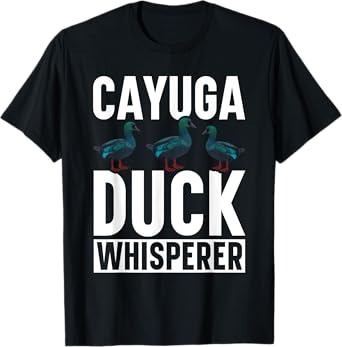Cayuga Duck Stuffed Animal Plush Caygua Duck Lover Food T-Shirt