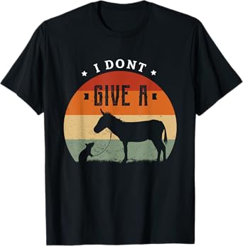 I don't give a Rats Donkey Gifts for a Rats Fan T-Shirt
