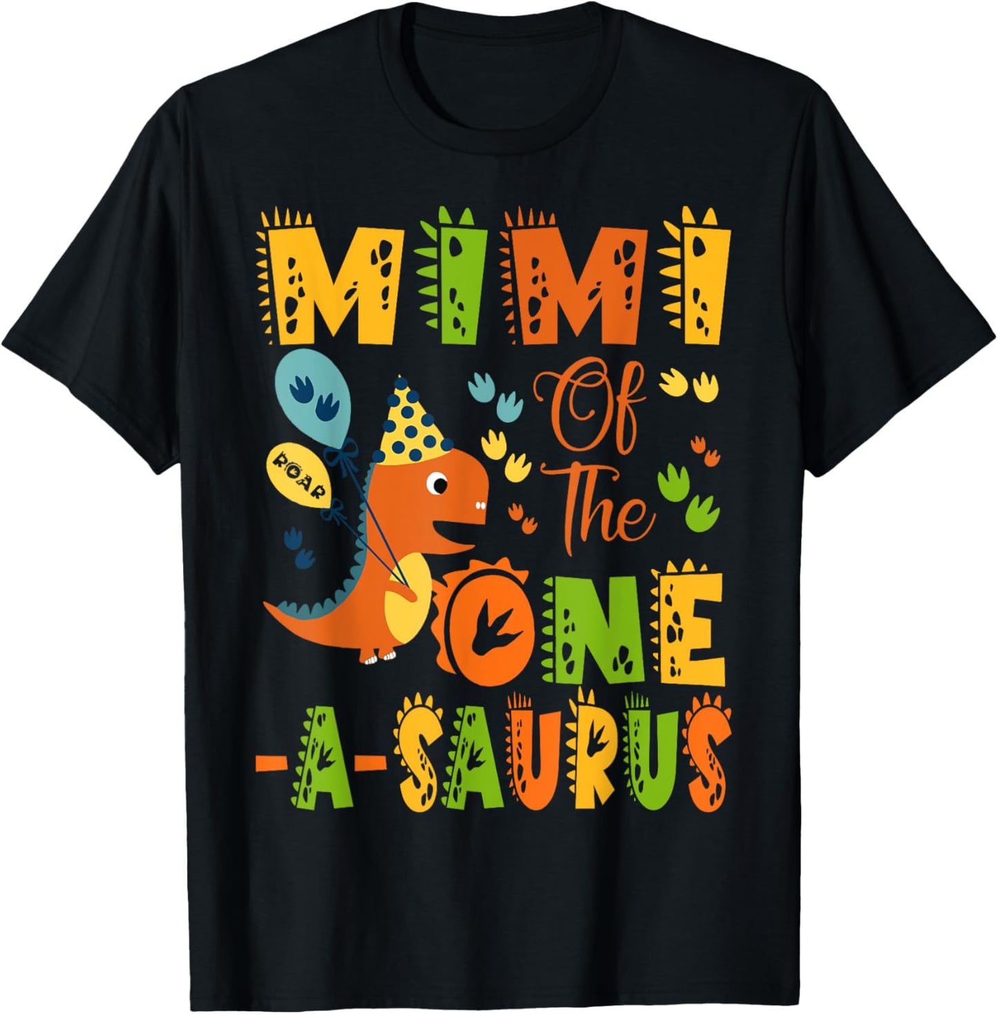 Mimi Of The One-A-Saurus 1St Birthday Dinosaur Party T-Shirt
