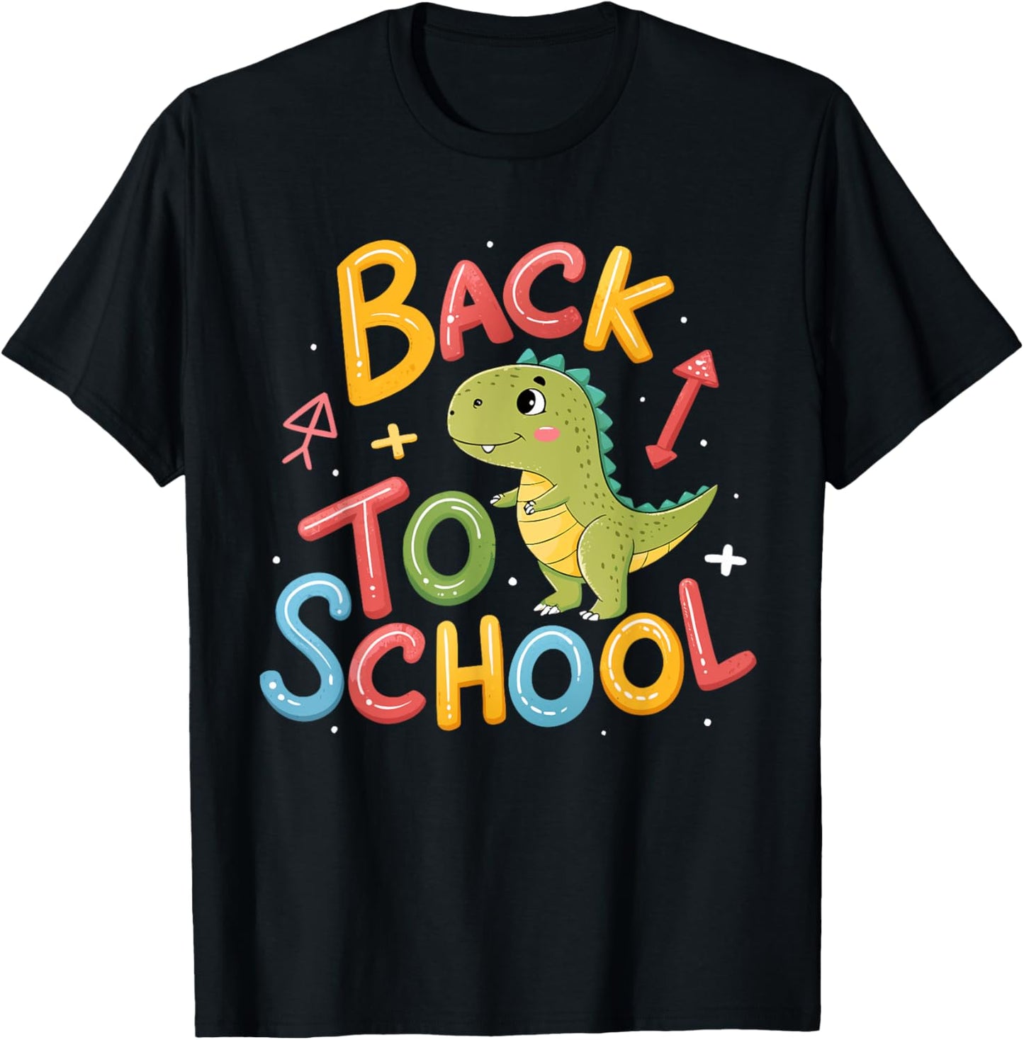 Cute Dinosaur Back to School Kids Funny First Day of School T-Shirt