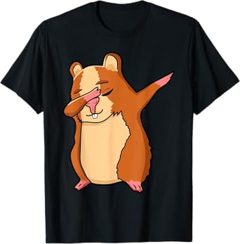 Dabbing Hamster Dancing Hamster Animal Hamster Gift T-Shirt
