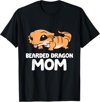 Bearded Dragon Mom Lizard Reptile Mother Bearded Dragon T-Shirt