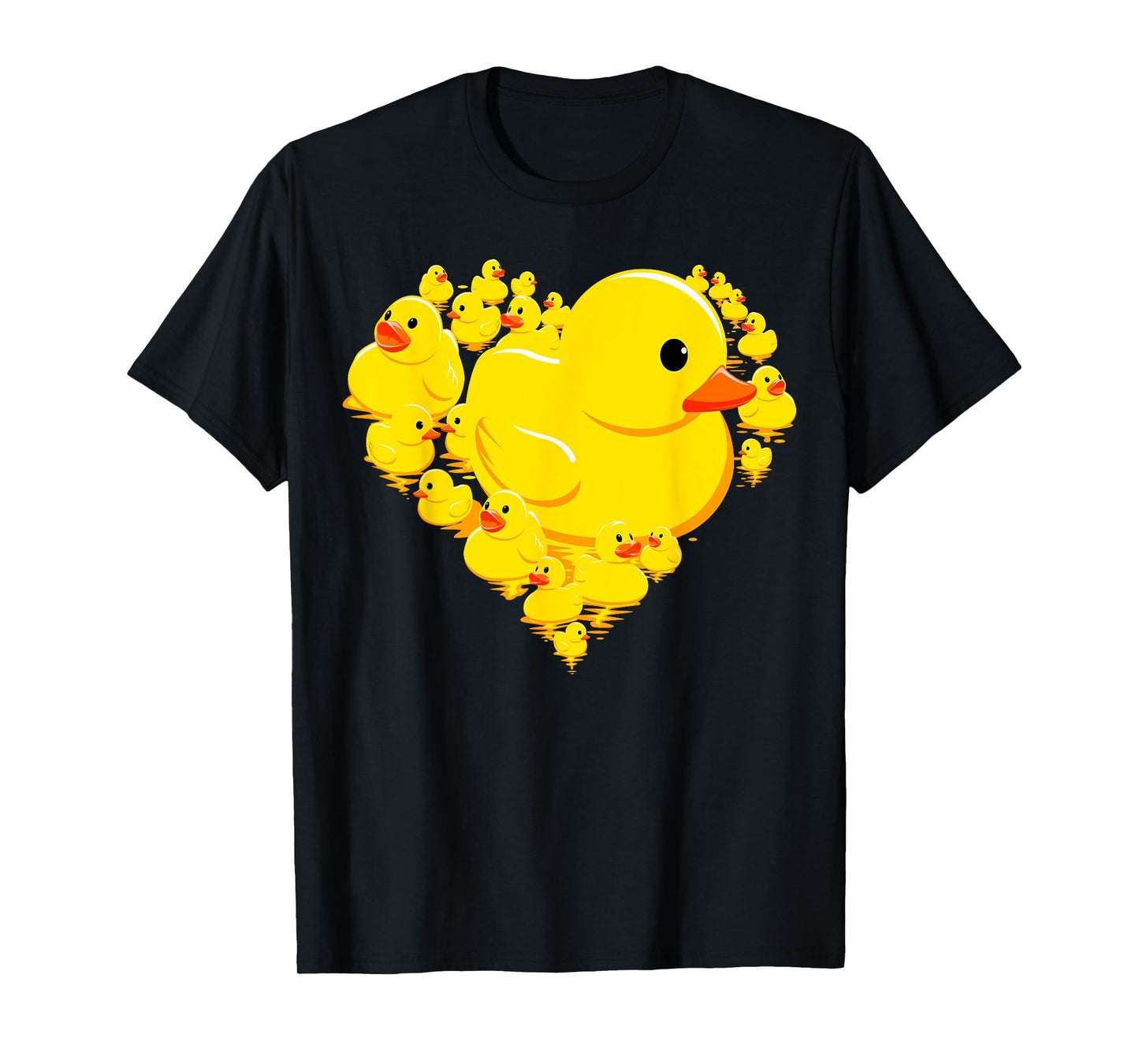Funny Rubber Duck Hearts Quack Ducky Valentine's Day Gifts T-Shirt